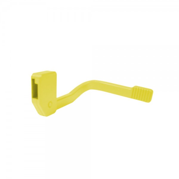 AR-15 Extended Aluminum Bolt Catch Lever- Cerakote Lemon Zest